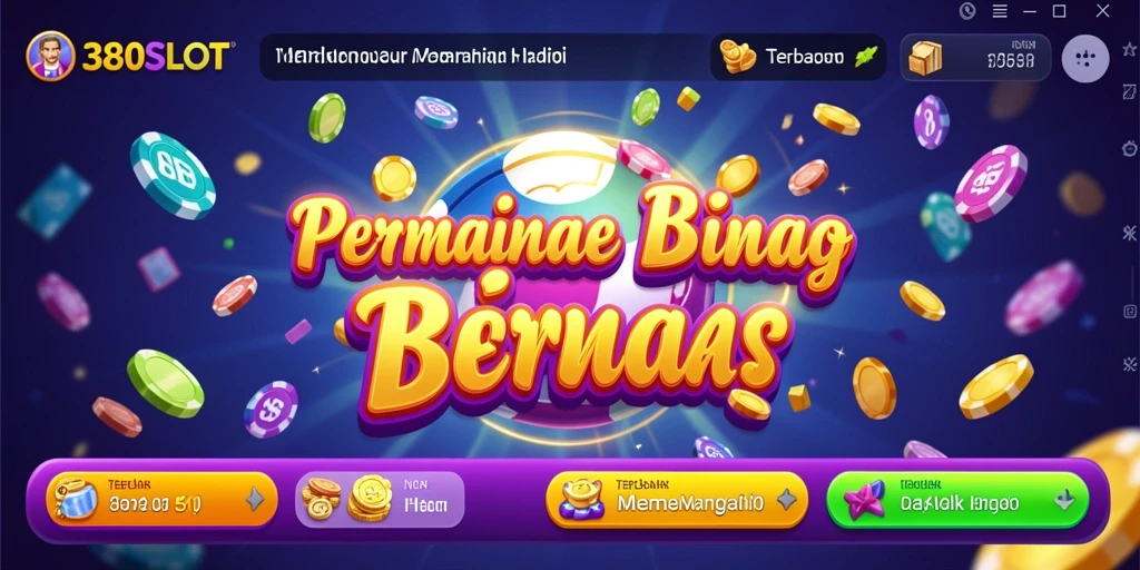 Tampilan menarik permainan Bingo di 380SLOT.