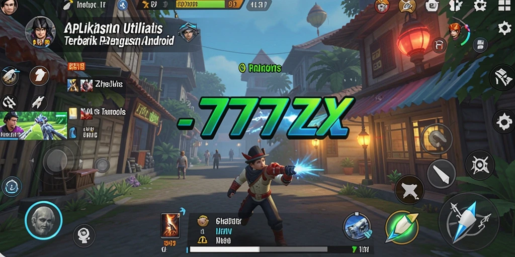 Tampilan antarmuka aplikasi 777ZX yang intuitif dan menyenangkan.