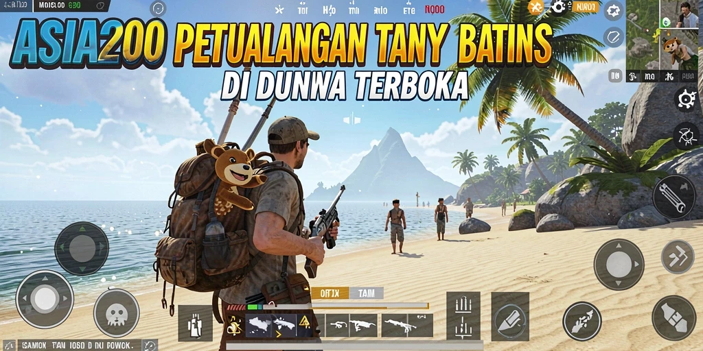 Gameplay ASIA200 yang seru dalam dunia terbuka.