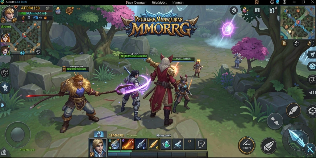 Gameplay seru di dunia fantasi ATOM138.