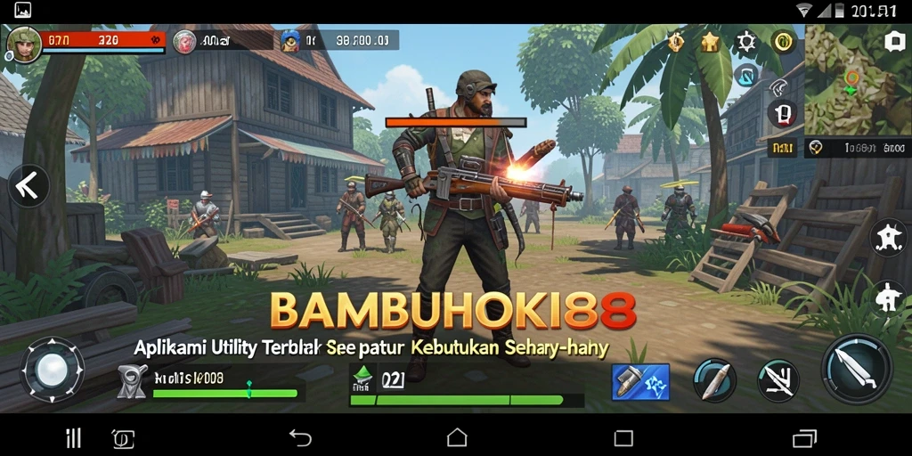 Tampilan utama BAMBUHOKI88 dengan fitur-fitur Utility yang menarik.