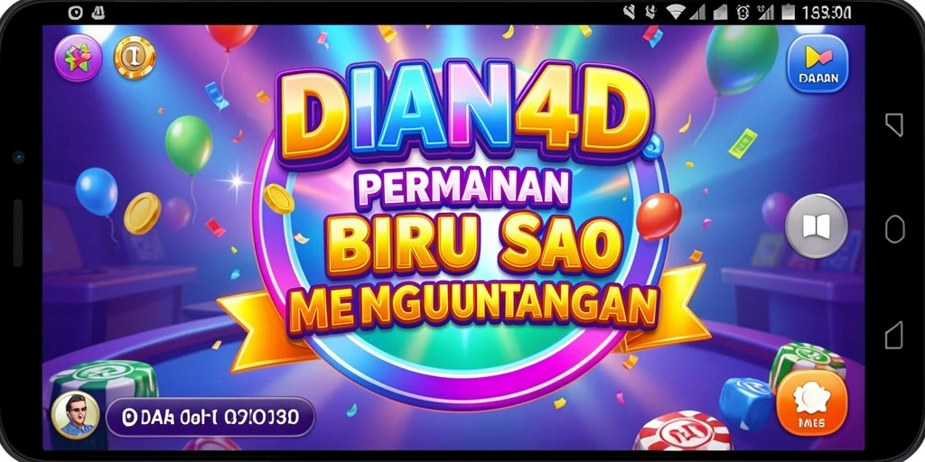 Screenshot DIANA4D menampilkan keseruan gameplay Bingo yang memikat.