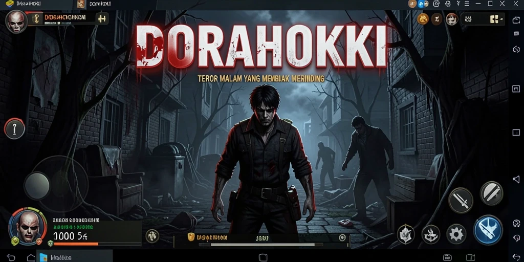 Gameplay DORAHOKI yang mendebarkan dan mencekam.