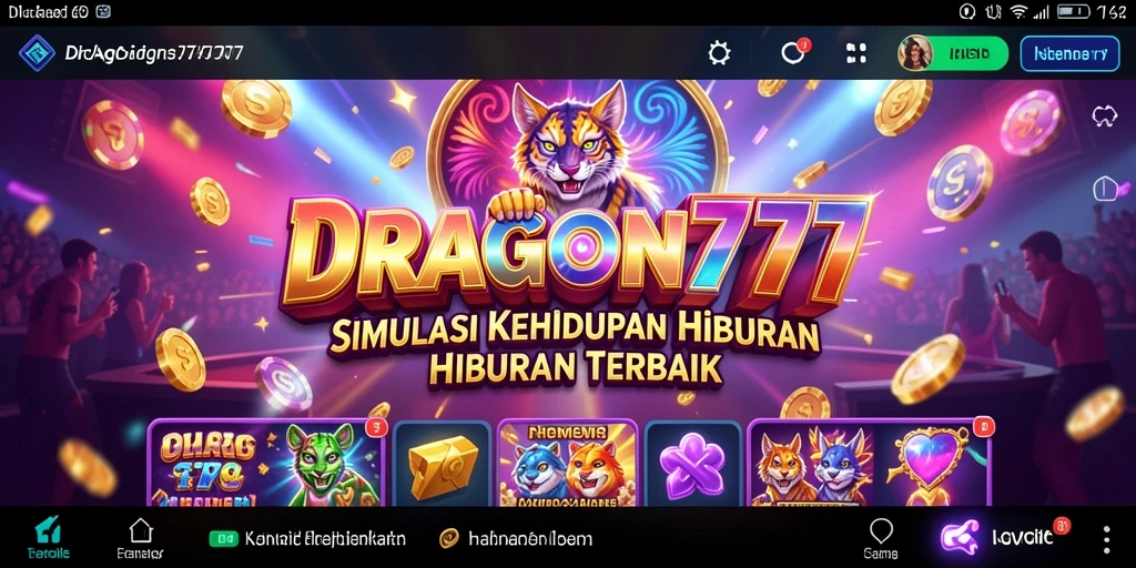 Tangkapan layar utama DRAGON777 menampilkan gameplay simulasi kehidupan yang menakjubkan.
