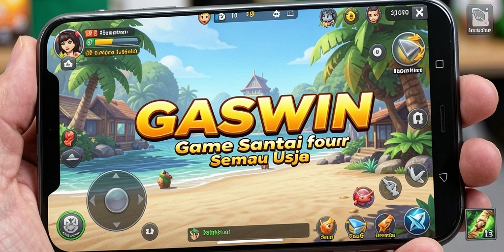 Screenshot gameplay GASWIN yang menyenangkan dan interaktif.