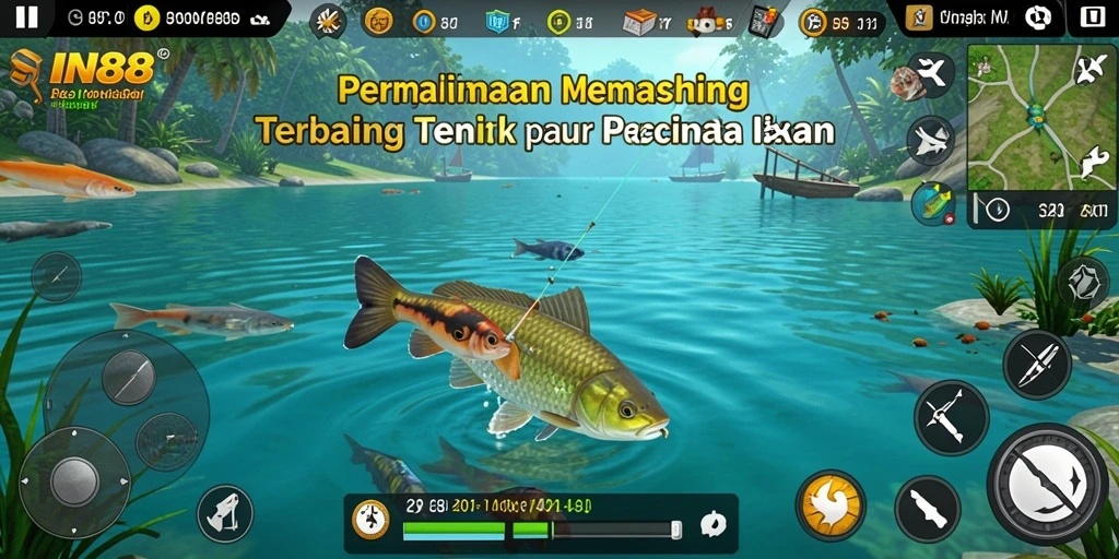 Menampilkan gameplay memancing yang seru dan menantang di IN88.