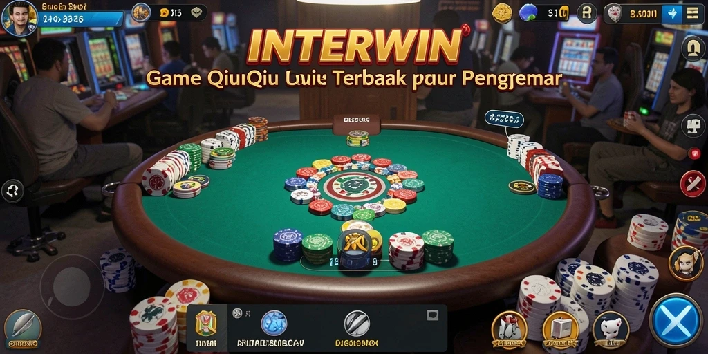 Gameplay seru dan interaktif dari game QiuQiu INTERWIN.