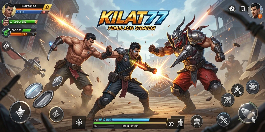 Gameplay mendebarkan di KILAT77 dengan pertarungan intens.
