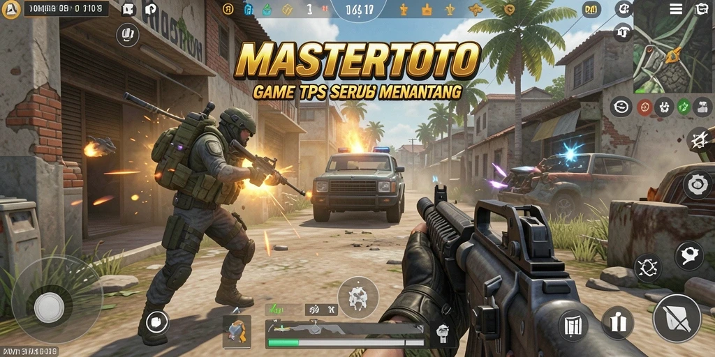 Gameplay MASTERTOTO yang seru dengan tembak-menembak yang intens.