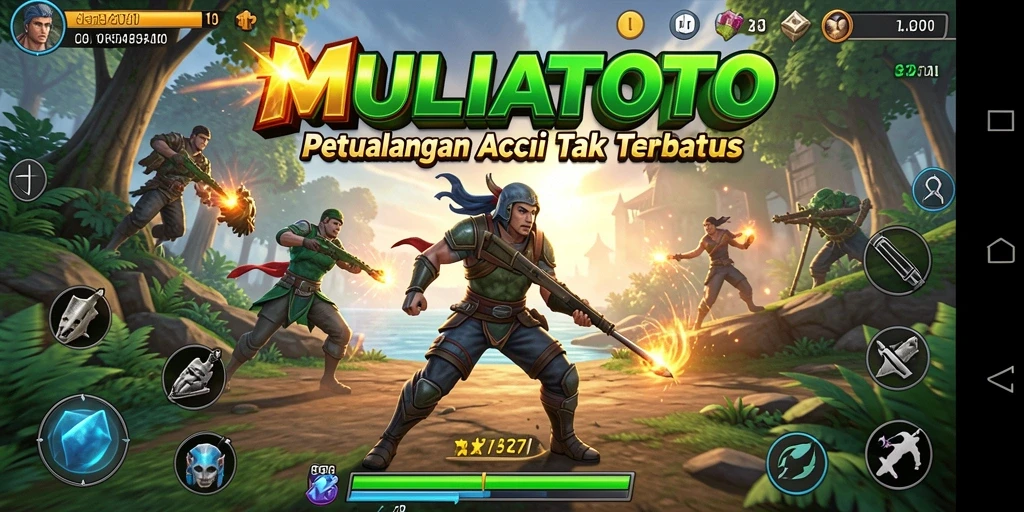 Tampilan memukau dari gameplay MULIATOTO yang penuh aksi.