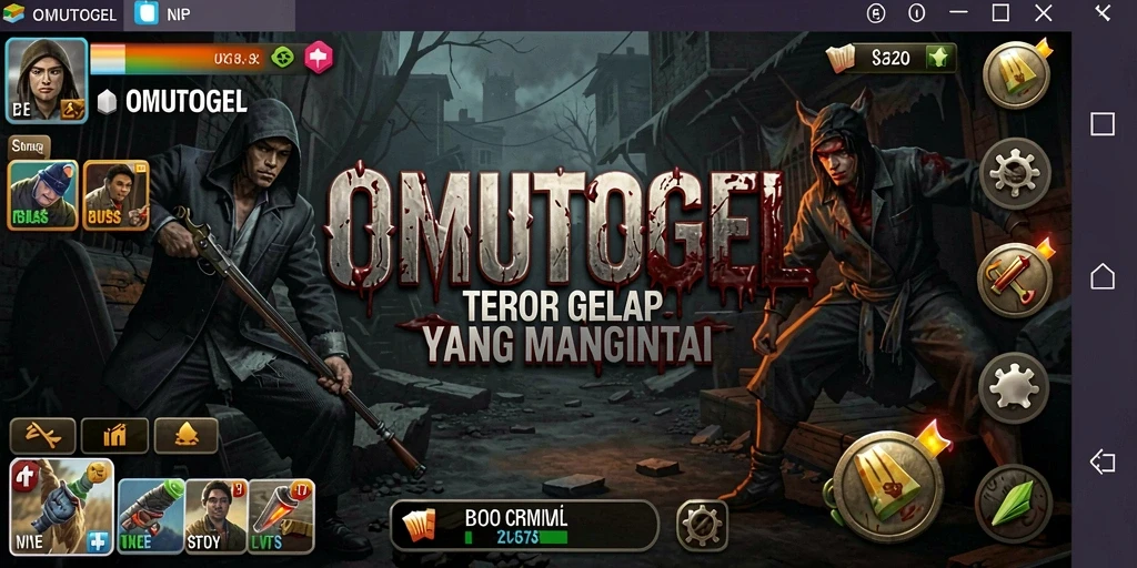 Gameplay OMUTOGEL yang mencekam dan penuh ketegangan.
