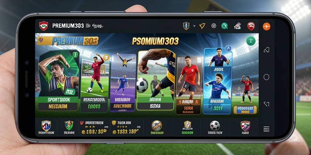 Screenshot gameplay <strong>PREMIUM303</strong> menampilkan taruhan olahraga yang menarik.