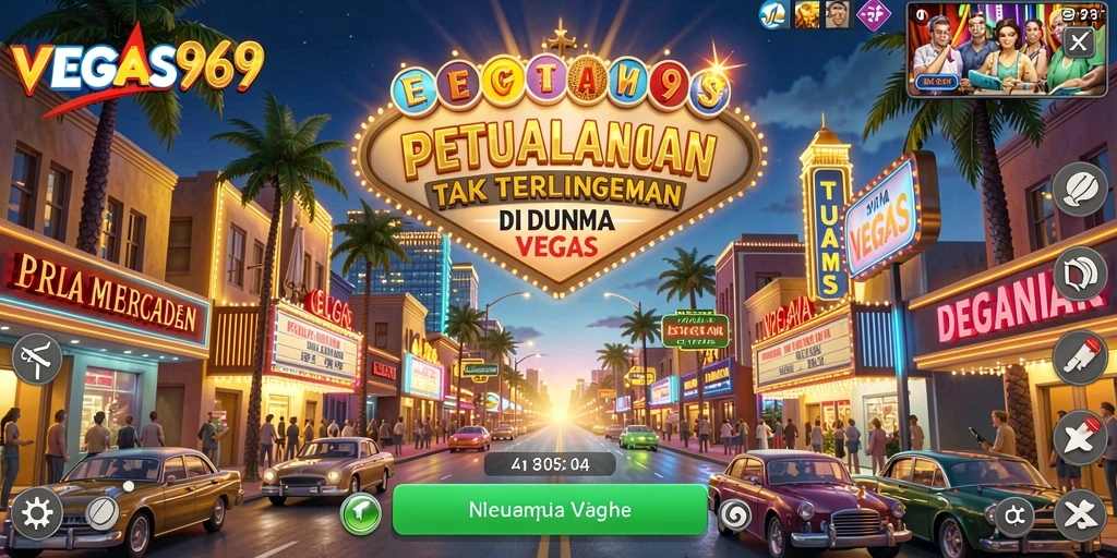 Tampilan menarik dari gameplay petualangan di VEGAS969.