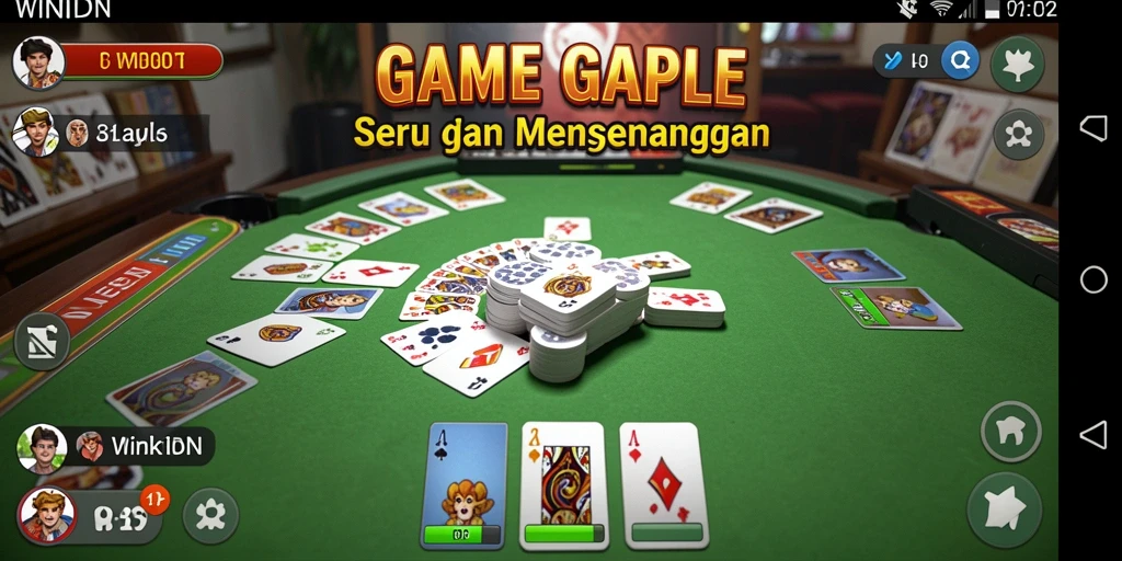 Screenshot gameplay WINIDN dengan tampilan yang menawan dan interaksi pemain.
