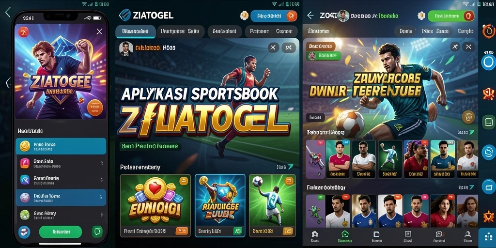 Screenshot utama ZIATOGEL menampilkan pengalaman taruhan olahraga yang seru.